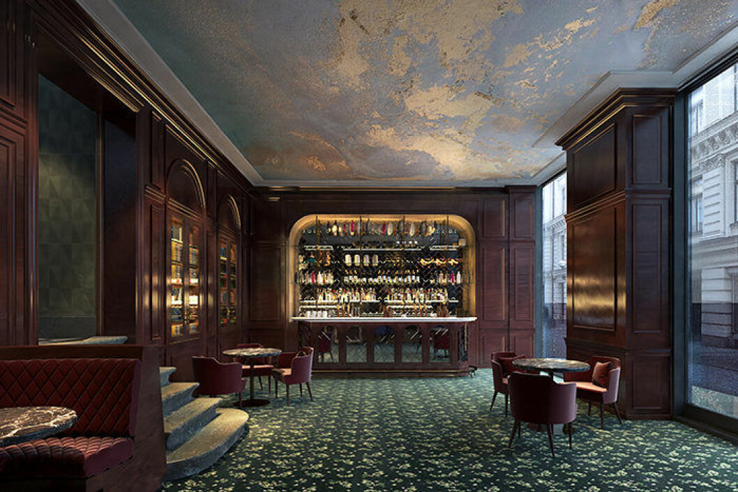 Baren Papillon på Bank Hotel i Stockholm