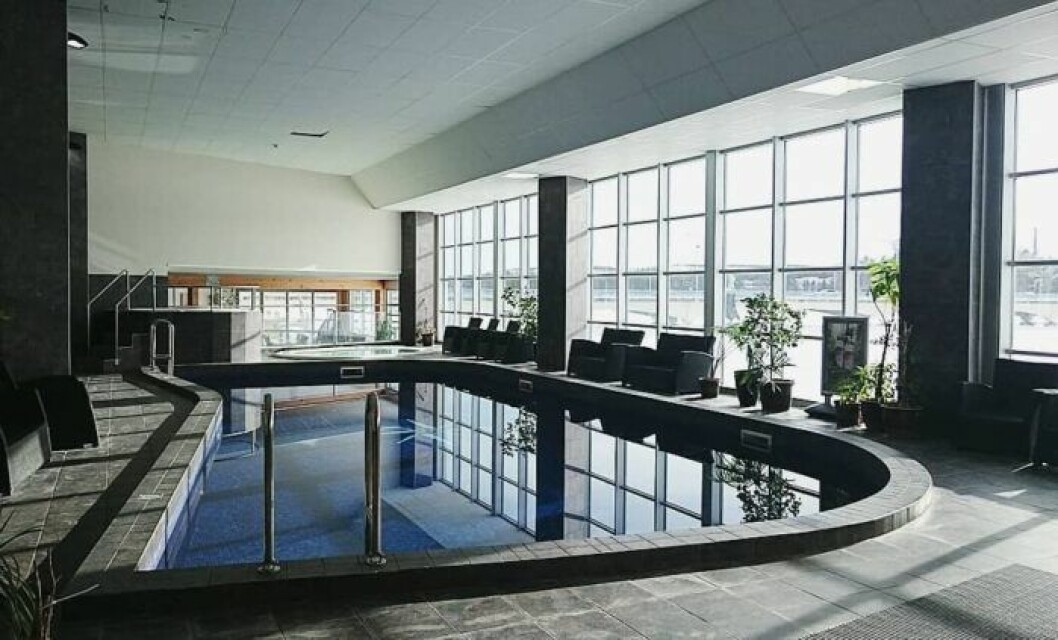 Inomhuspool och relaxavdelning Hotell Lappland Lycksele