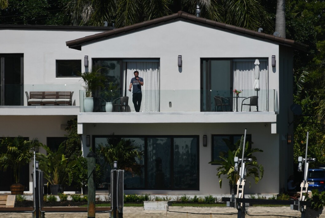 Huset Affleck och Lopez befinner sig i i Miami.