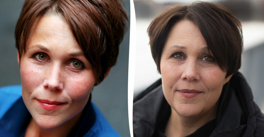 Idde Schultz 1997 och 2020.