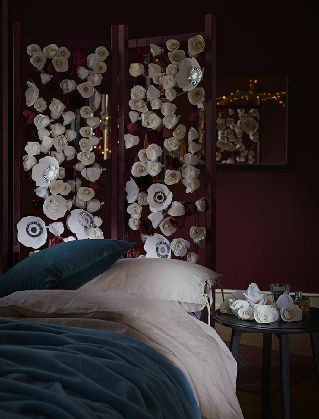 Foto: Ikea Blommiga detaljer hos ikea julen 2018