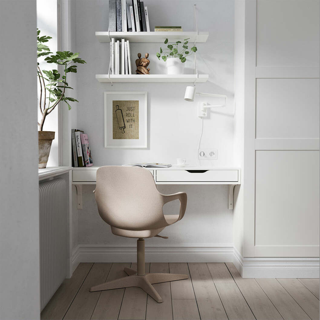 smart hemmakontor som tar lite plats