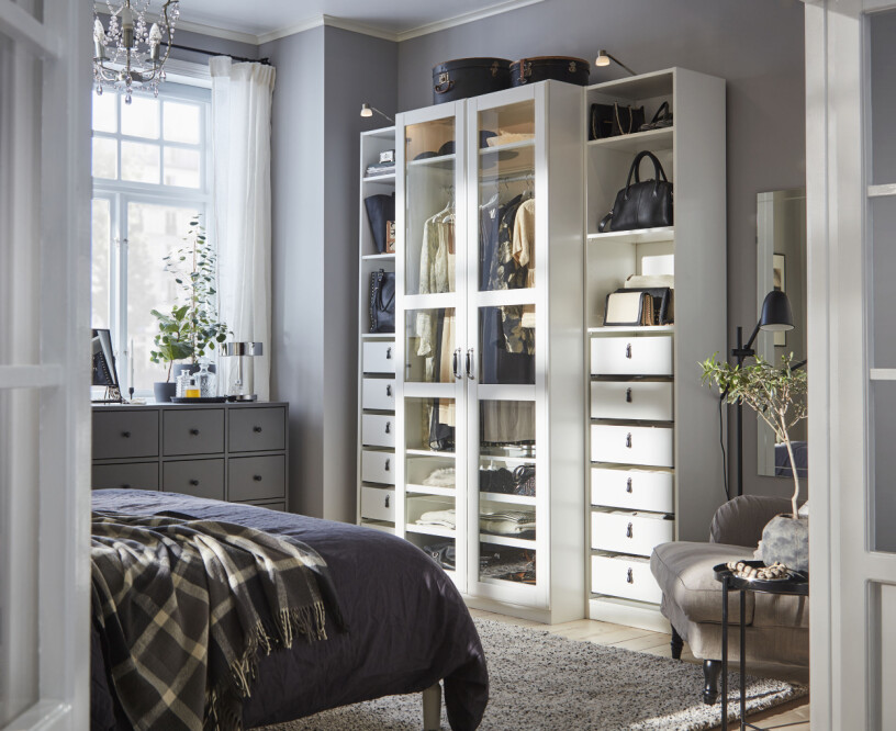 Nu kan du värdera och sälja dina gamla Ikea-möbler tillbaka till möbeljätten. Foto: Ikea Pax garderob från Ikea