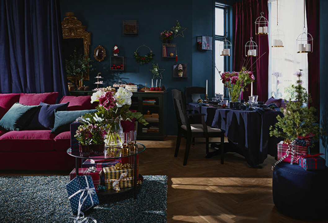 Foto: Ikea dova färger och elegans är trendigt julen 2018