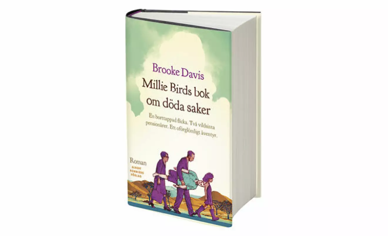 Omslag boken Millie Birds bok om döda saker av Brooke Davis