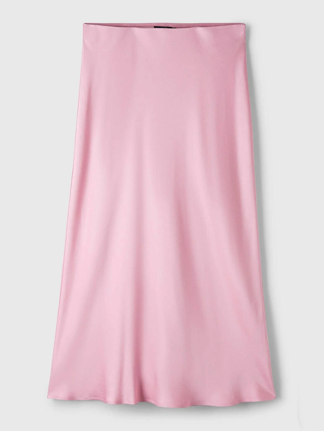 Festfin rosa vadlång kjol från MQ.
