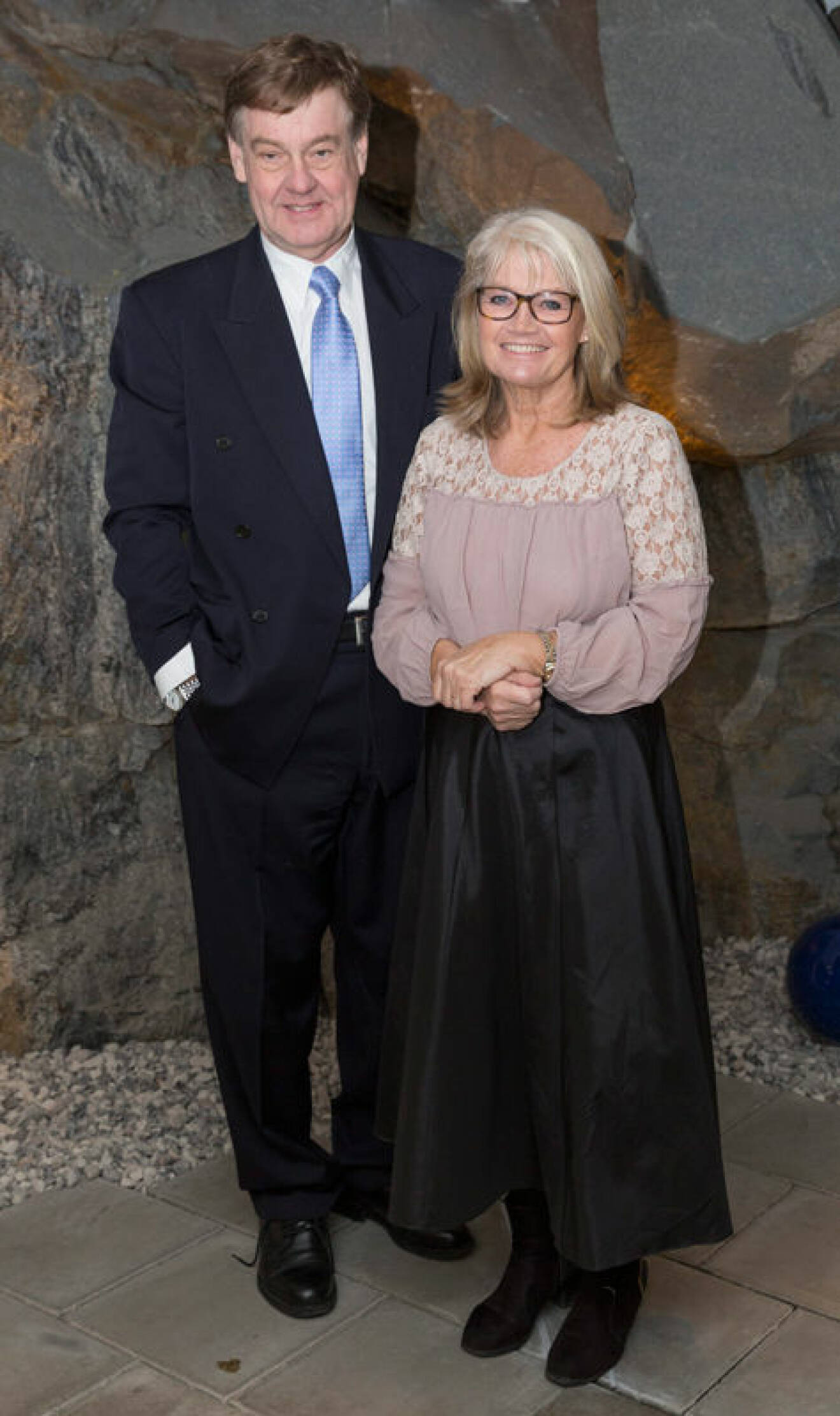 Ann-Britt Ryd Pettersson och maken Björn Ryd på Stockholm Human Rights Award 2016 i Berwaldhallen i Stockholm.