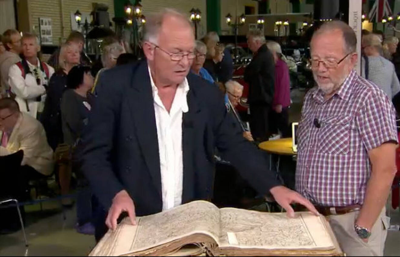 Antika kartboken var värd hundratusentals kronor. 