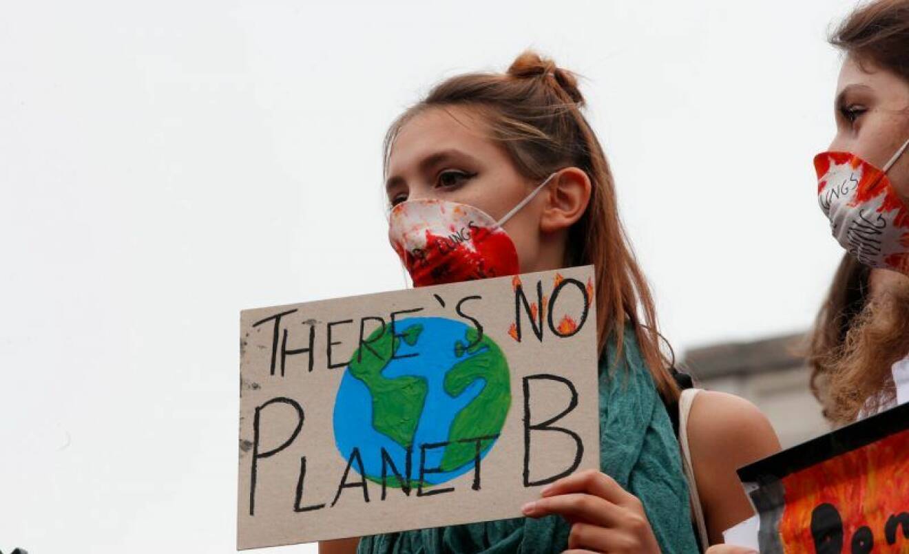 Greta Thunbergs strejk för klimatet ägde bland annat rum i Milano, Italien