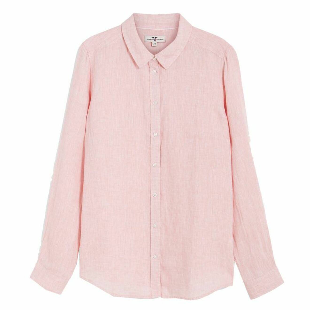 Rosa linneskjorta från KappAhl