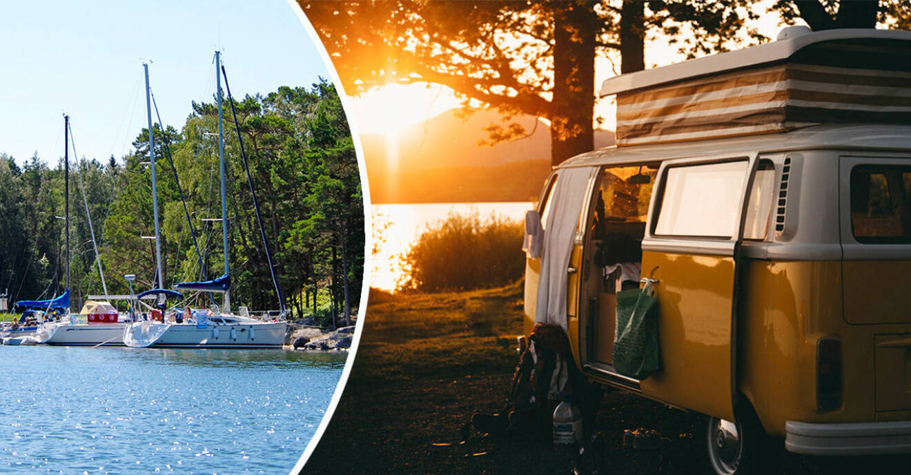 Tips på svenska sommarupplevelser. Camping och skärgård