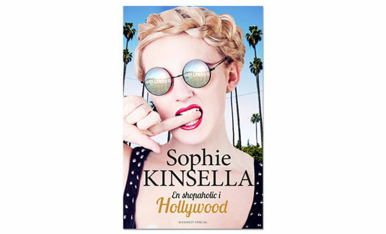 Omslag En shopaholic i Hollywood, av Sophie Kinsella (Massolit förlag) 