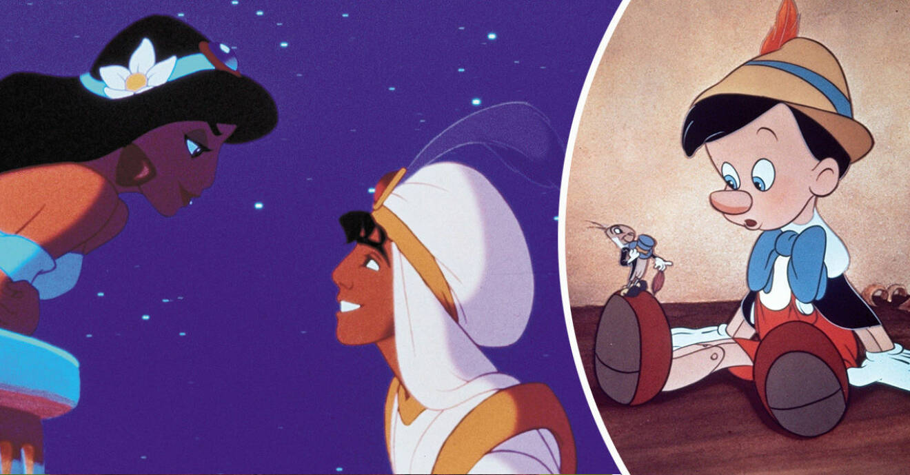 Aladdin och Pinocchio