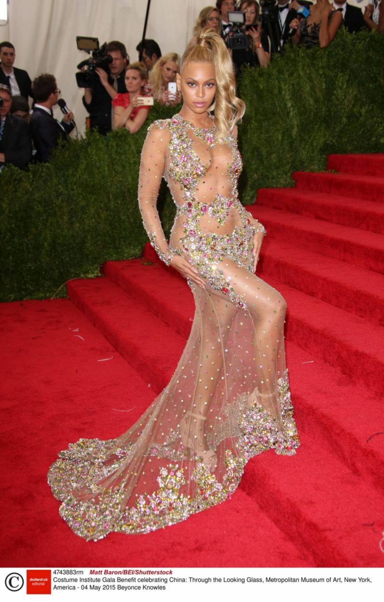 Beyonce på Met-galans röda matta