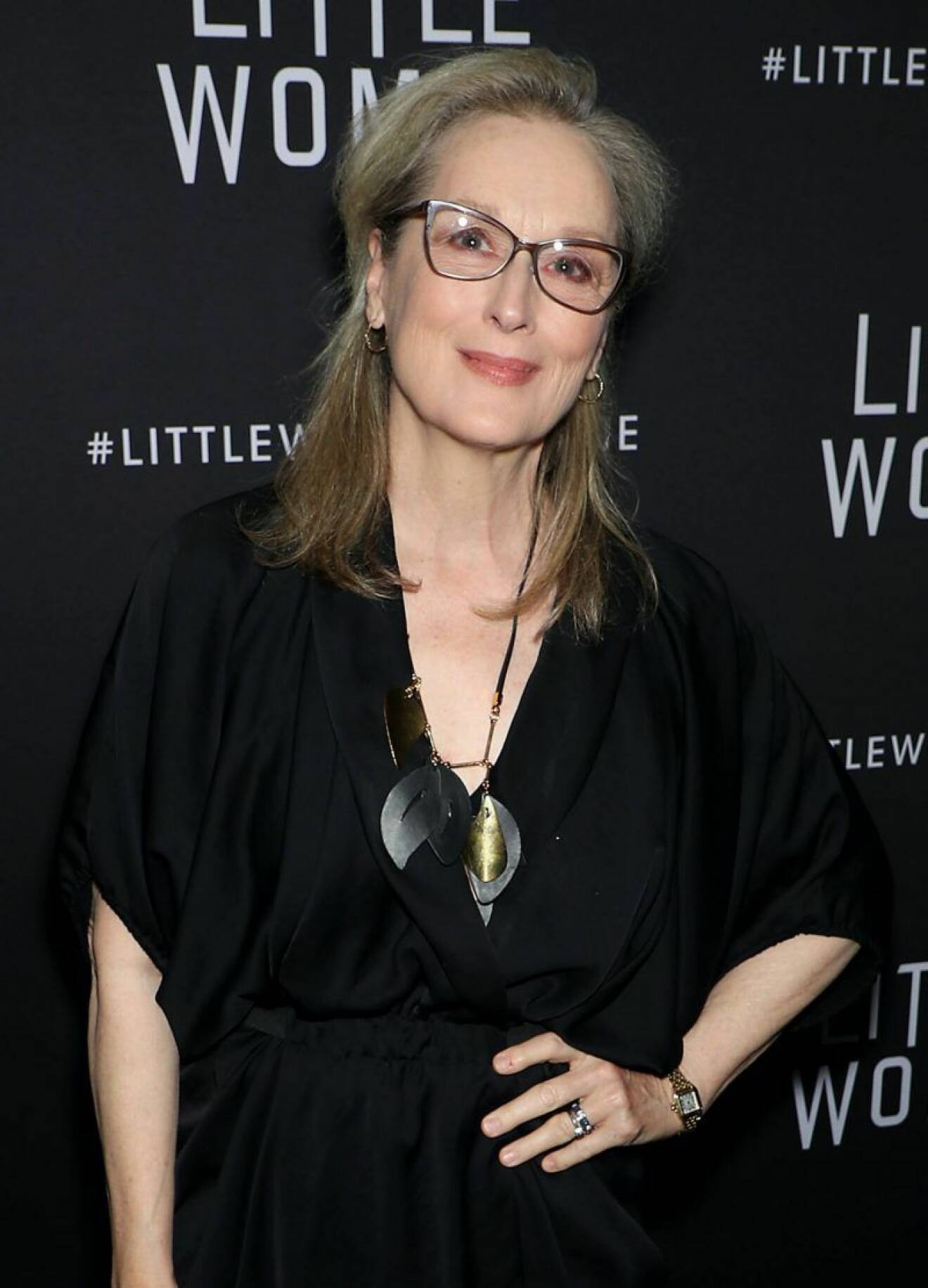 Meryl Streep ler i glasögon