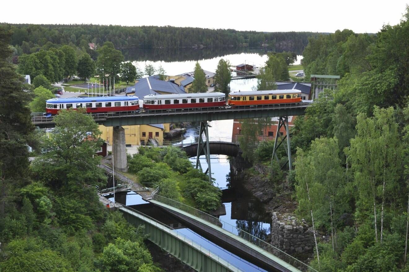 DVVJ över akvedukten i Håvreud