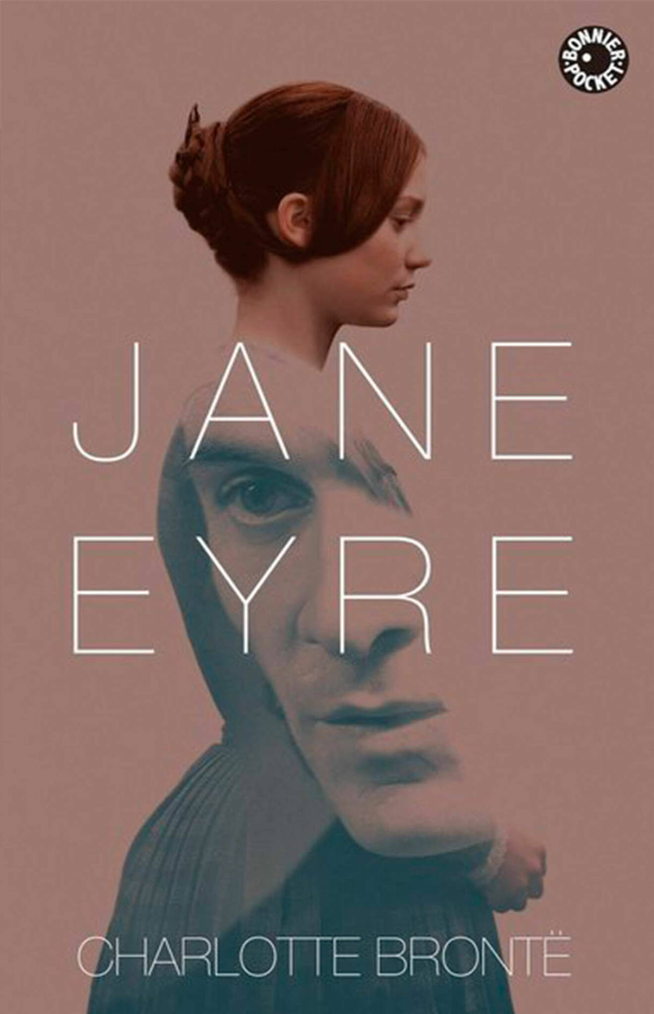 Bokomslag till Jane Eyre- Ung kvinna.