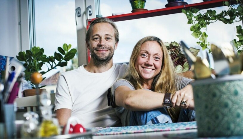 ”Min man Fredrik har varit fantastisk. Han har fått ta, och tar, mycket ansvar i hemmet för att jag inte har kunnat”, säger Magriffe.