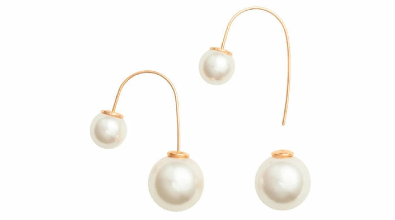 Pärlformade örhängen, 49,50 kr, H&M.