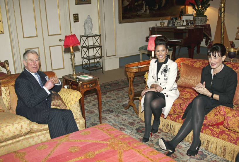 Hos Charles och Camilla dominerar äldre, traditionella möbler. Foto: TT