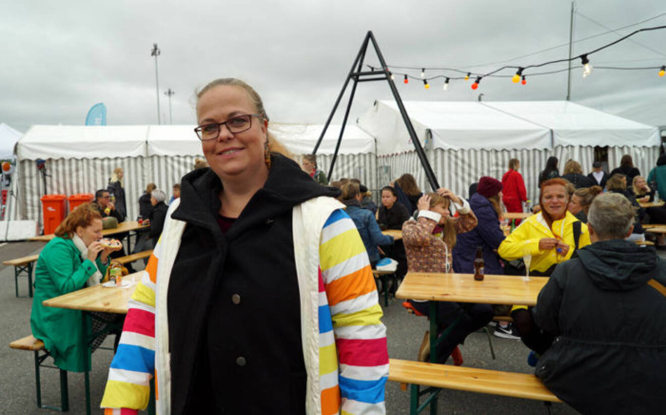 Ulrika Glingborn var en av besökarna på Statement festival.