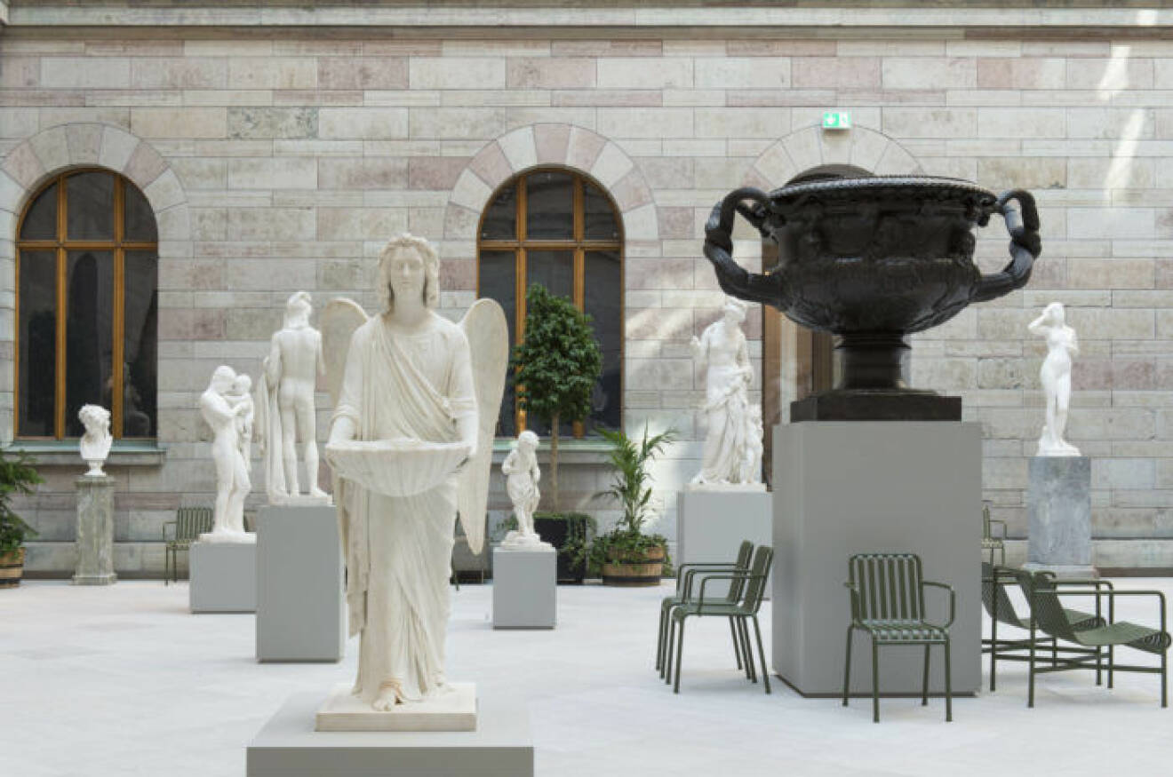 Skulpturgården på Nationalmuseum. 