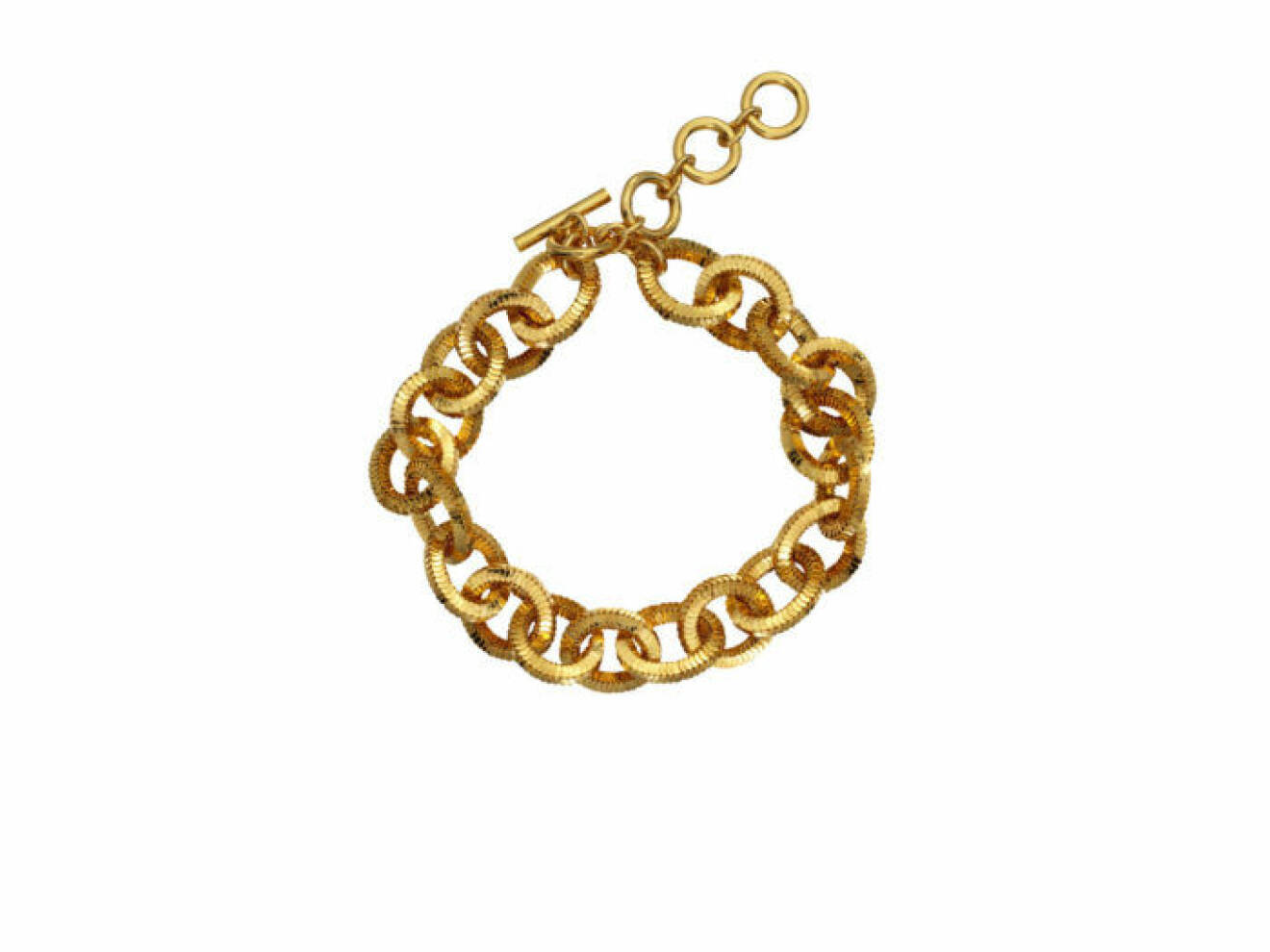 Tjockt guldigt halsband Moschino [tv] H&M