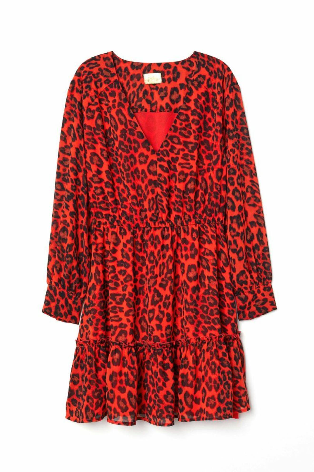 klänning-leopard-röd-hm
