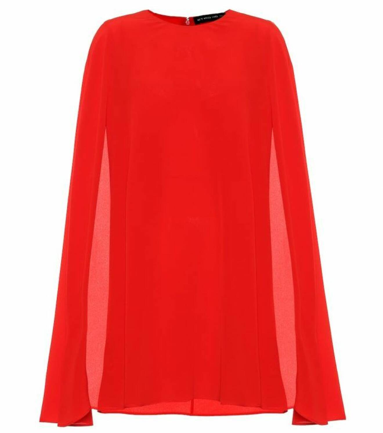 Röd tröja med cape