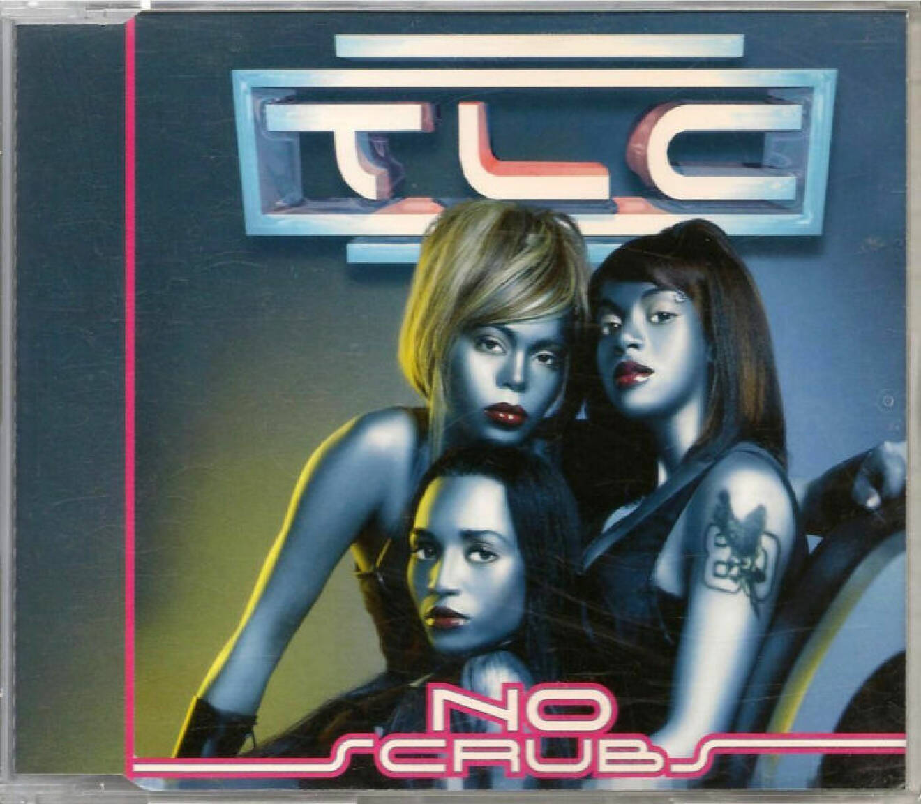 TLC med No Scrubs, singelomslag.