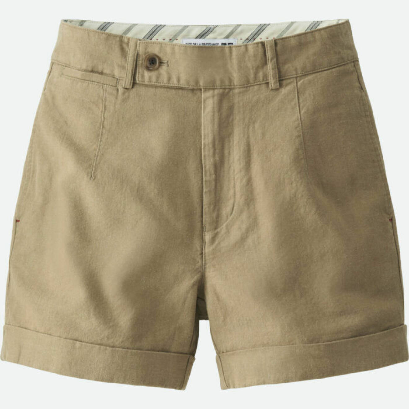 Khakifärgade shorts