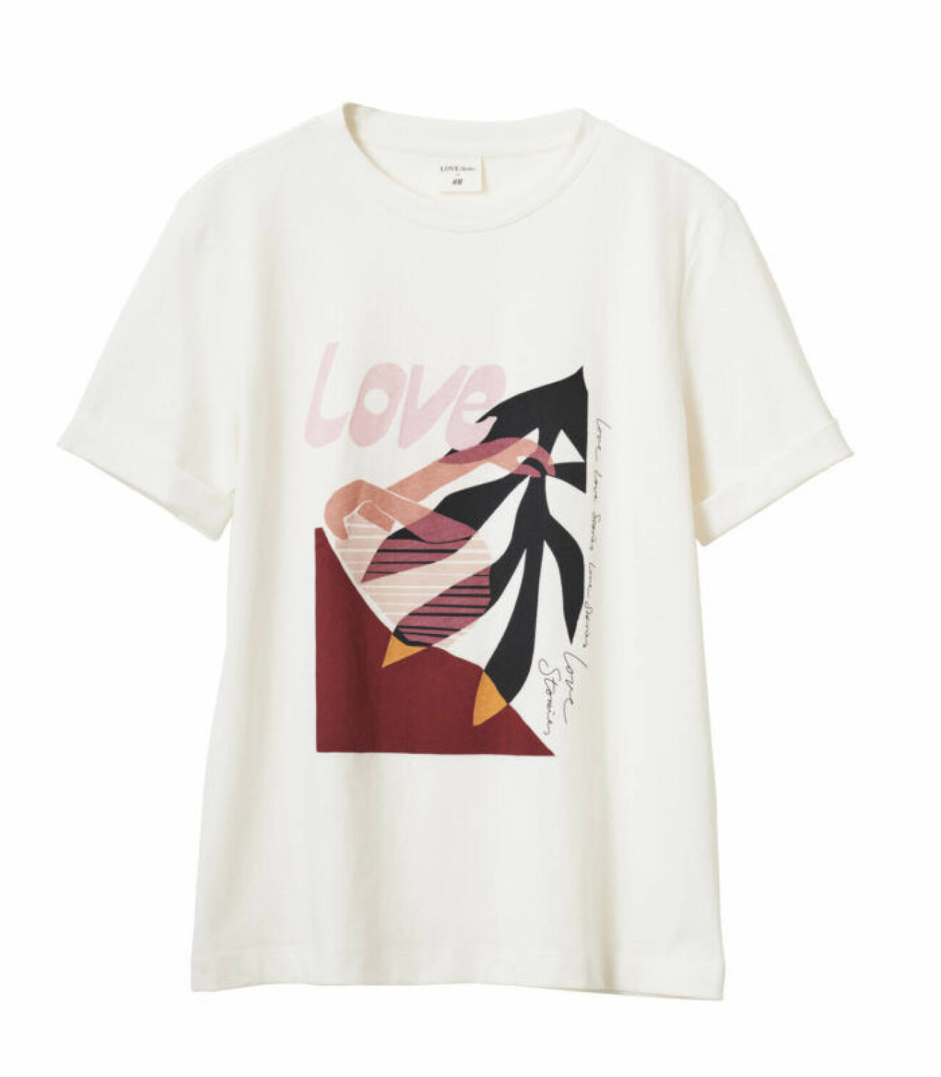 H&M släpper badkollektion med Love Stories – printad t-shirt
