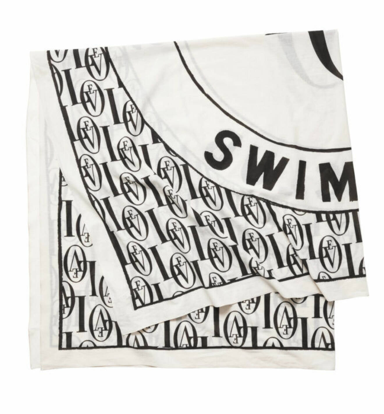 H&M släpper badkollektion med Love Stories – svart och vit scarf