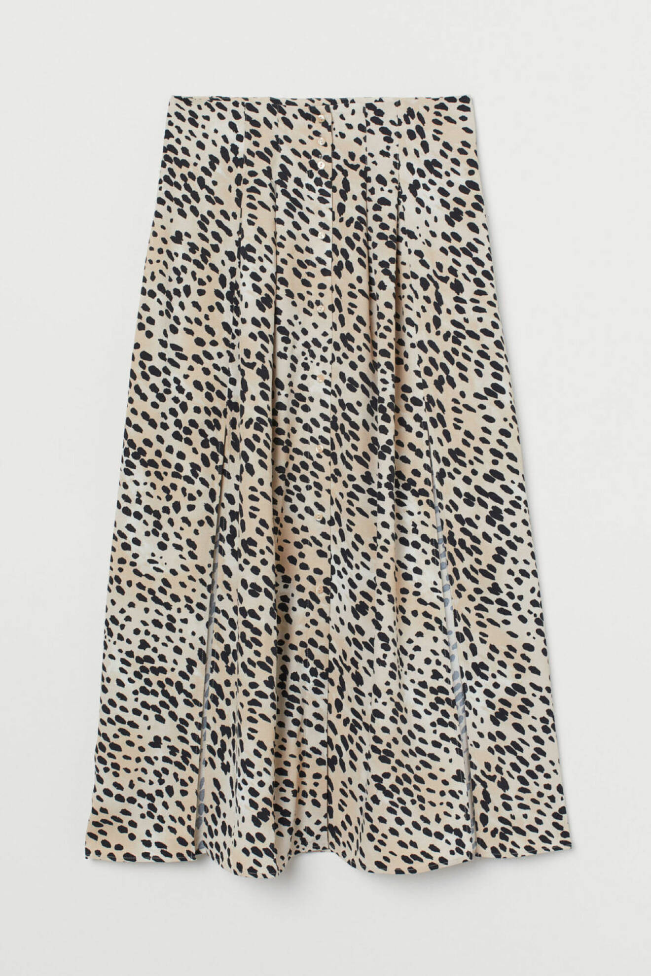 leopardmönstrad kjol h&M