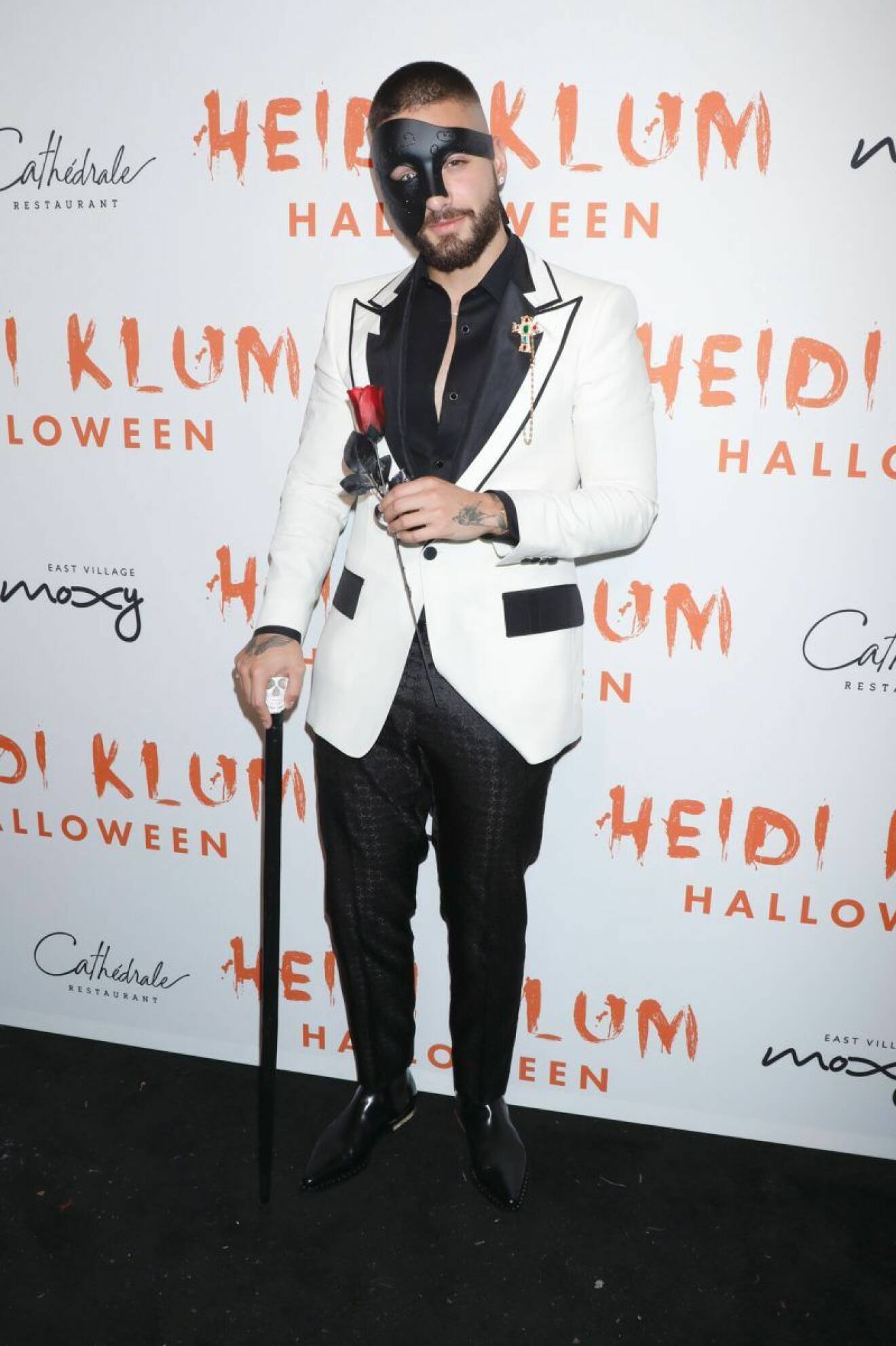 Maluma på Heidi Klums halloweenfest 2019