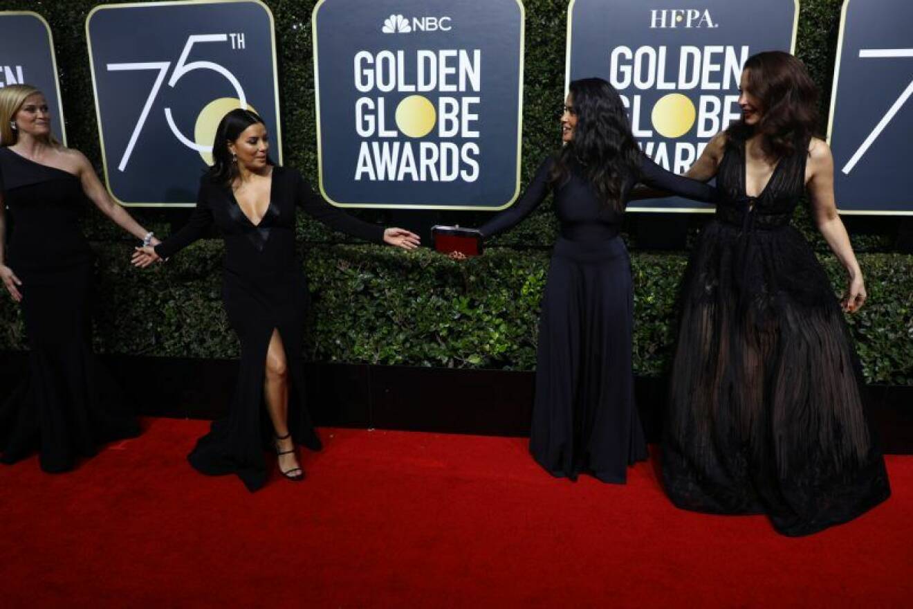 Svarta outfits på Golden Globe