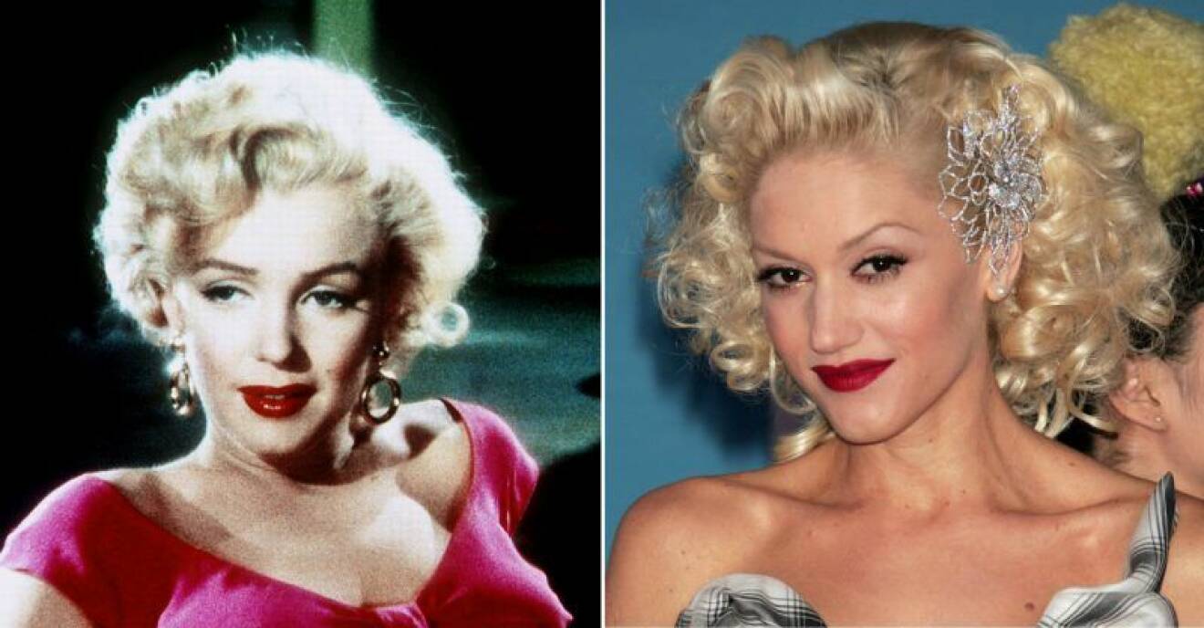 Marilyn Monroe och Gwen Stefani. 