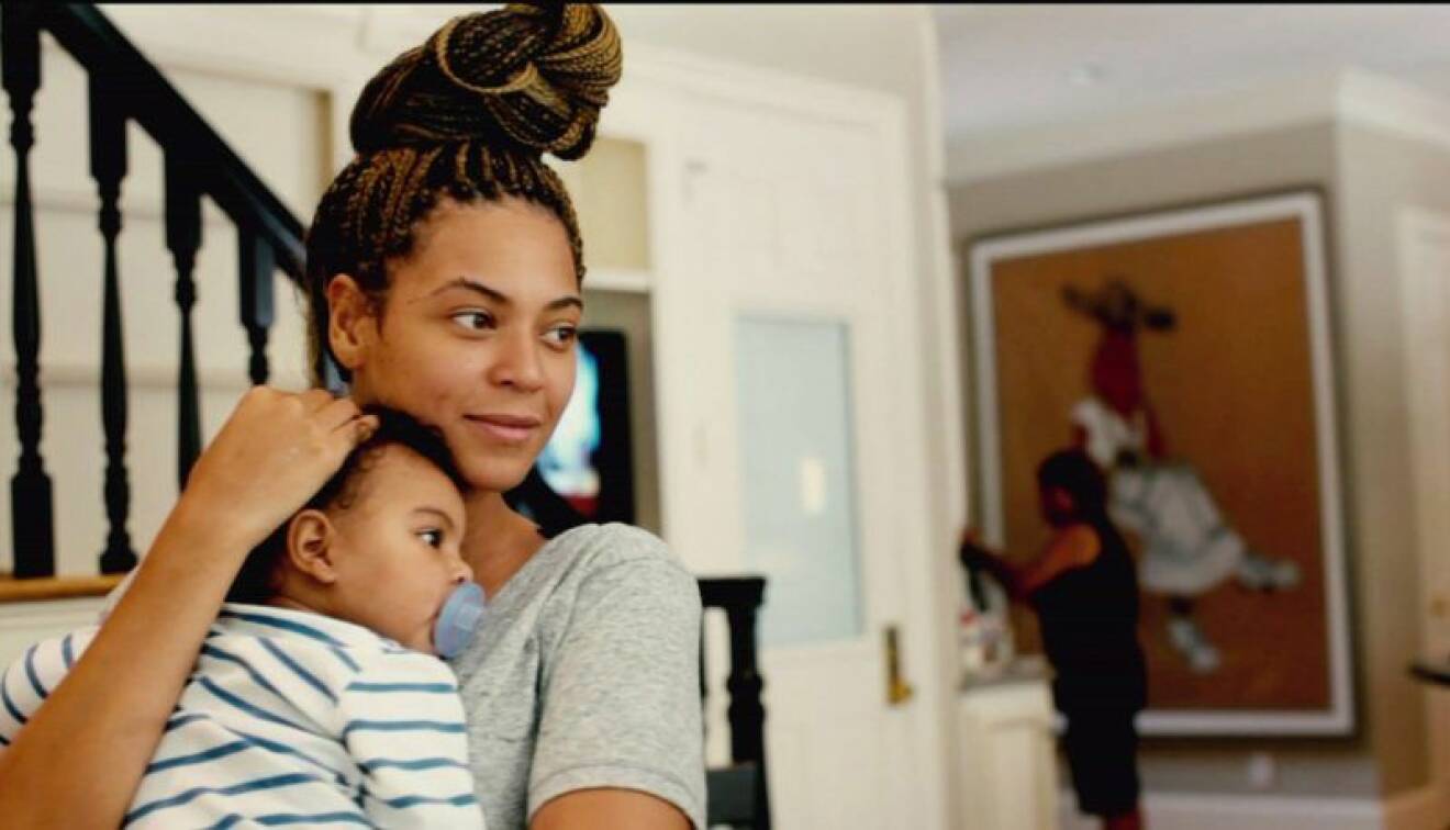 Beyoncé och dottern Blue Ivy Carter i dokumentären Life is but a dream. 