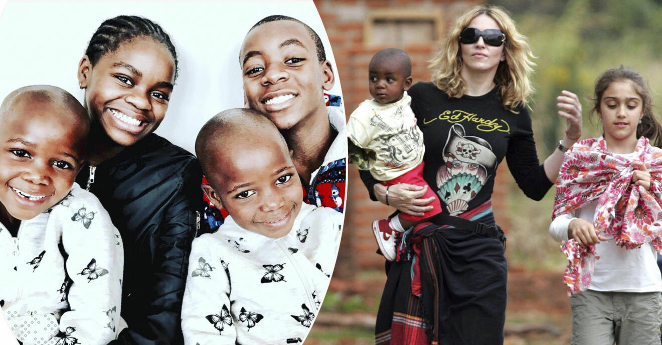 Madonna med sina barn