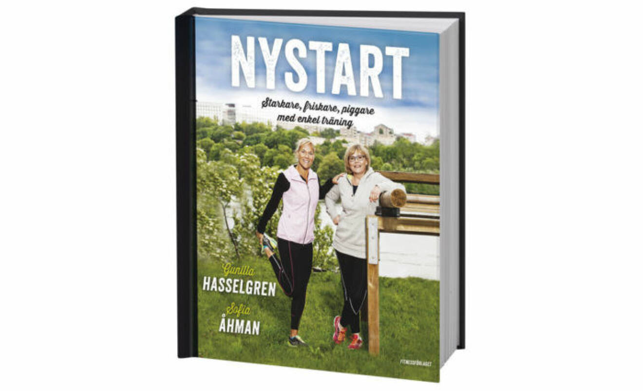 Boken Nystart (Fitnessförlaget) skriven av Gunilla Hasselgren och Sofia Åhman. 