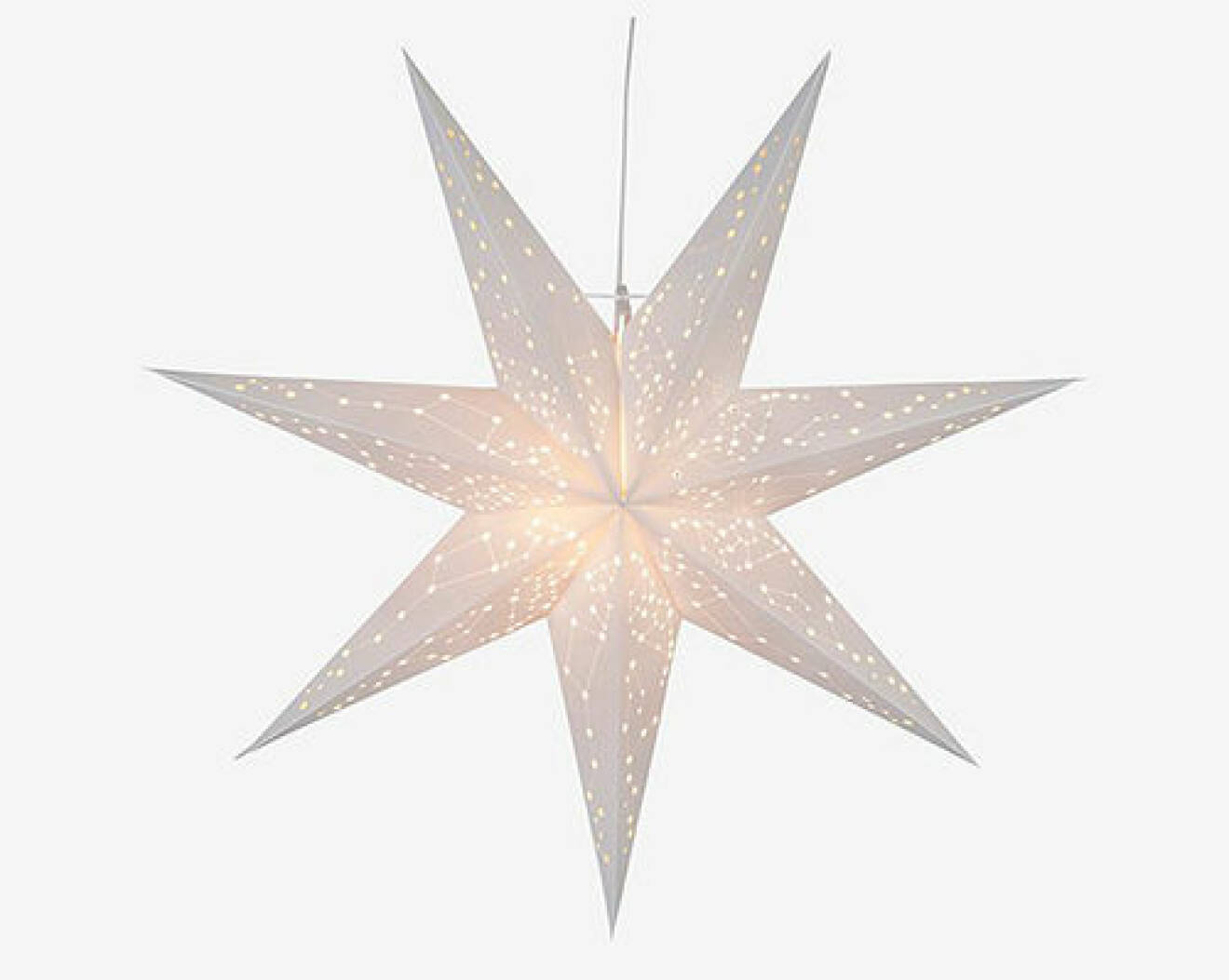 Adventsstjärna med hål från Star Trading