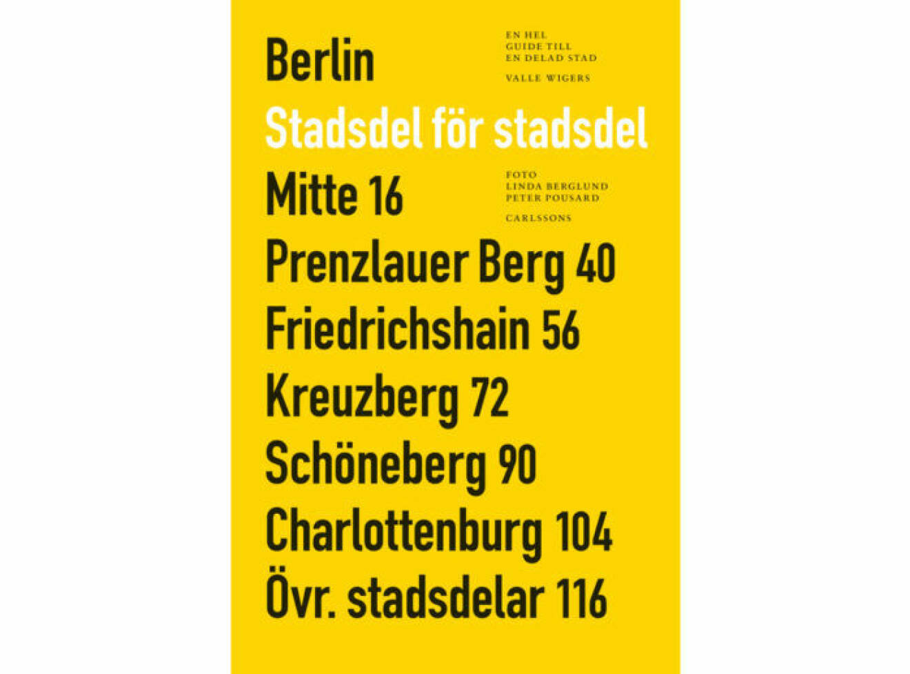 Omslag boken Berlin, stadsdel för stadsdel