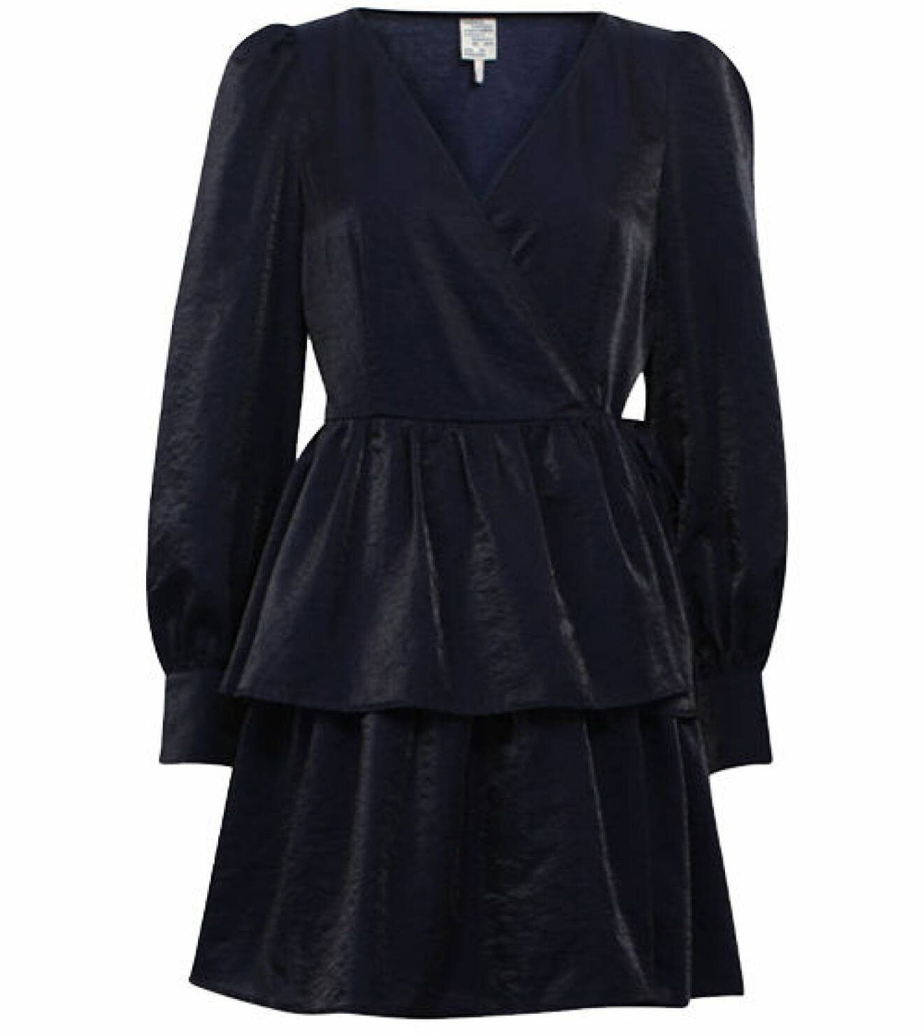 mörkblå klänning