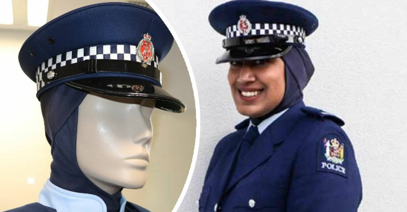 Zeena Ali hjälpte polisen i Nya Zeeland med den officiella polis-hijaben!