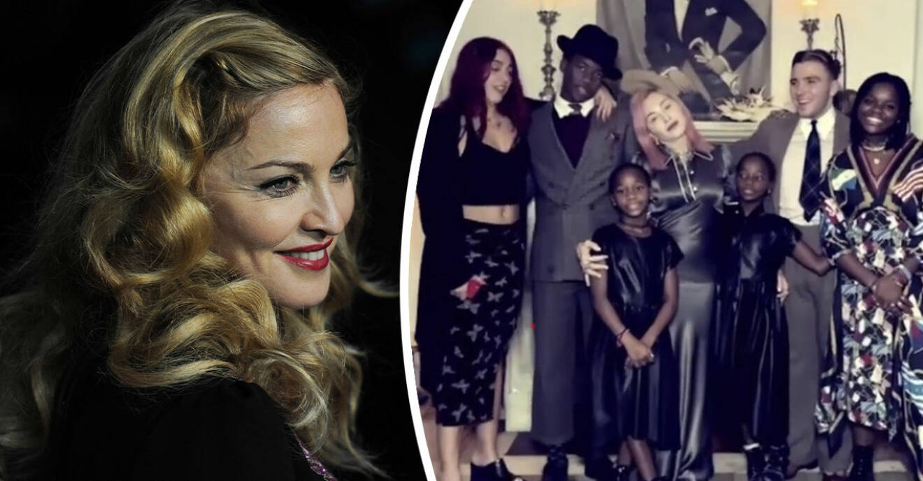 Madonna visar nya filmen med alla söta barnen!