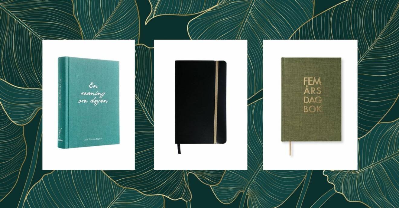 10 fina skriv- och dagböcker i butik