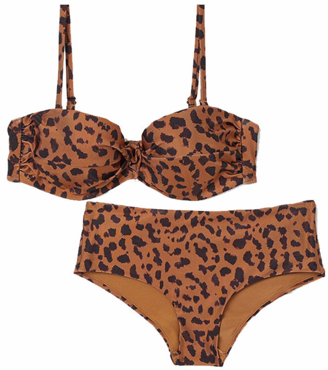 leopardmönstrad bikini hm