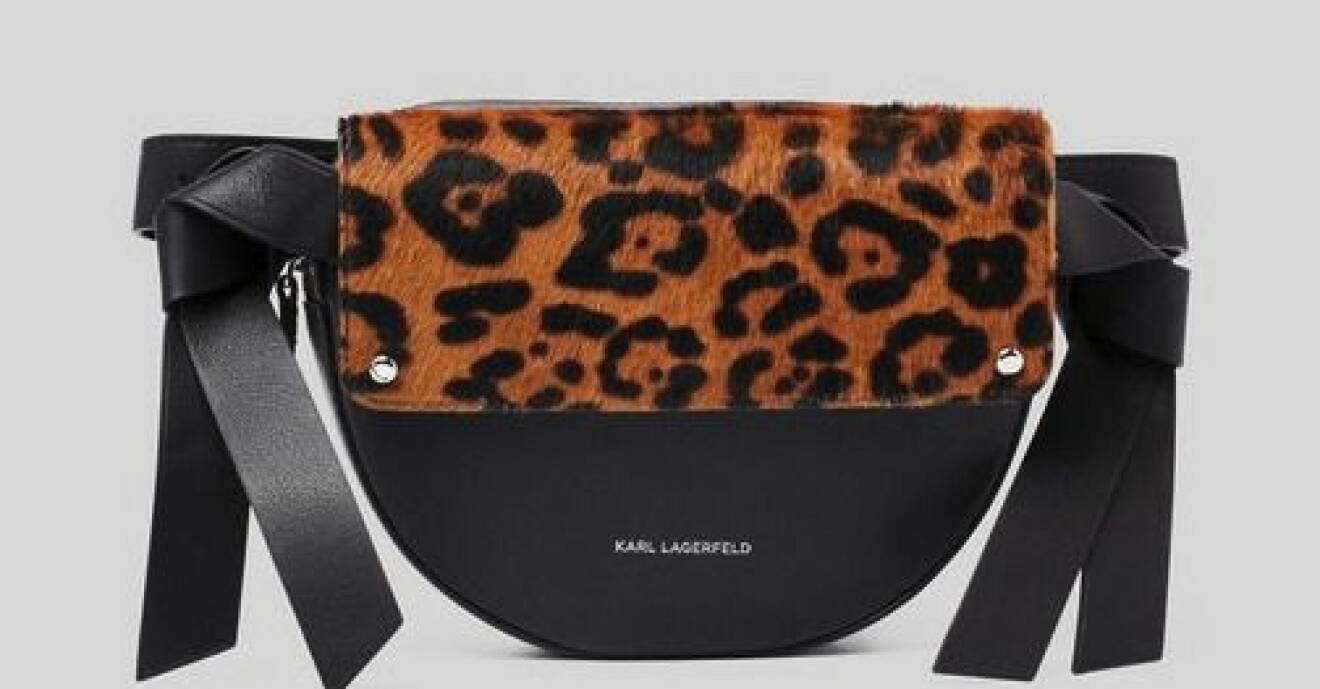 Leopardmönstrad väska Karl Lagerfeld