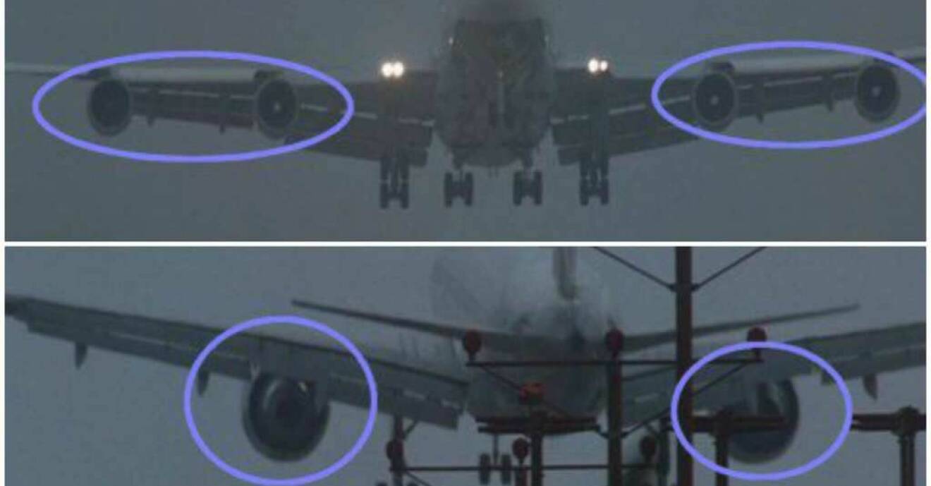 bild på två olika flygplan