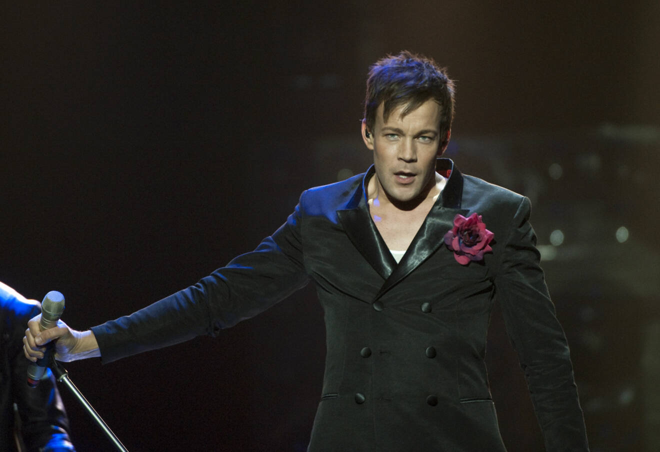 Johannes Bah Kuhnke i Melodifestivalen 2010.